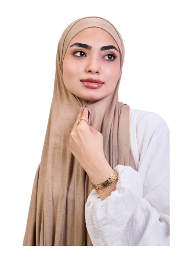 Luxury Cotton Gillette Scarf with Comfortable Tie Bandana - 2m Length, 60cm Width - Solid Colors, 100% Pure Cotton Gillette Seamless Material. - Image 2